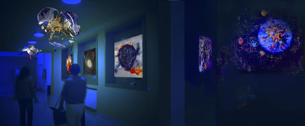 kilessopoulos, , , painting, multiverse, nebula, cosmic maps, ,  